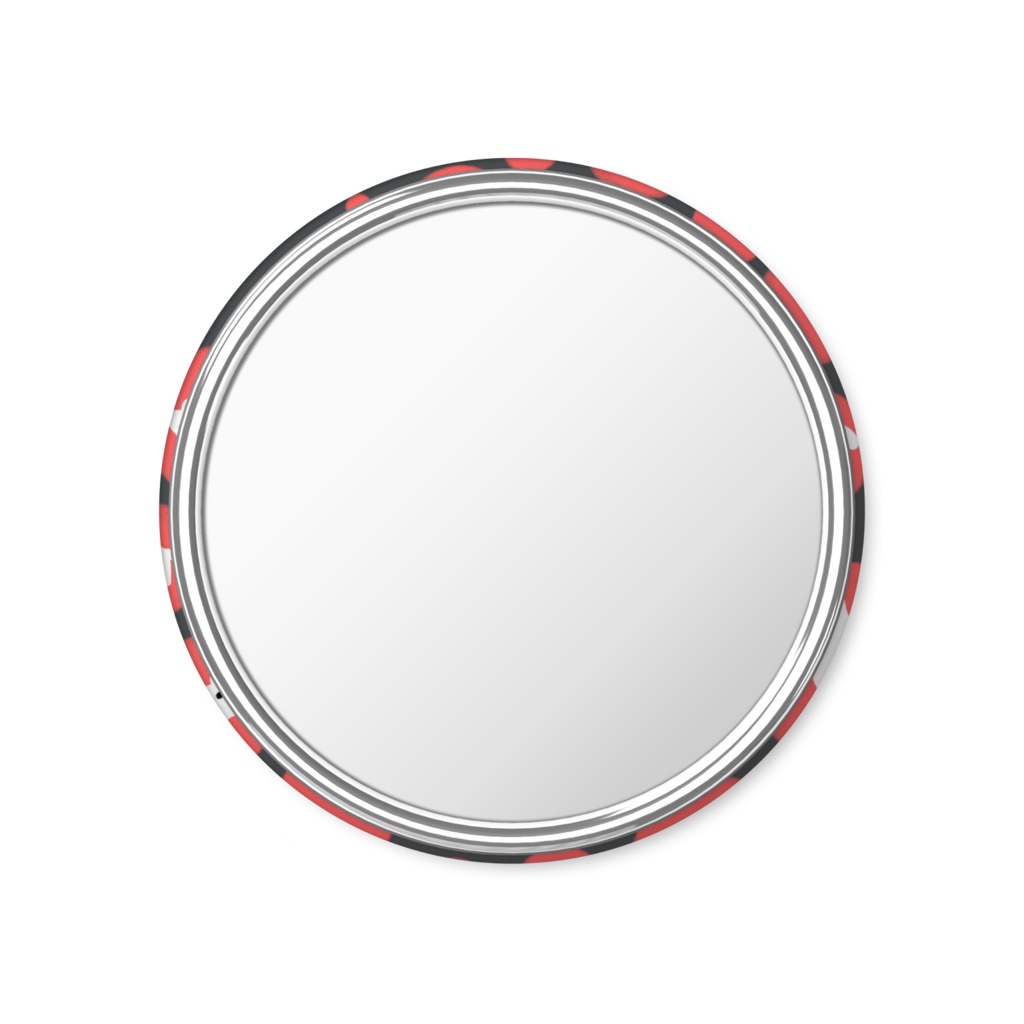 深海生物のメンダコさんのパターン柄 缶ミラー