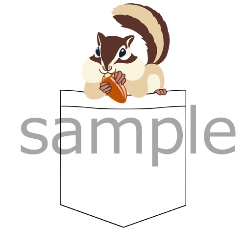 ポケット入りなシマリスさん