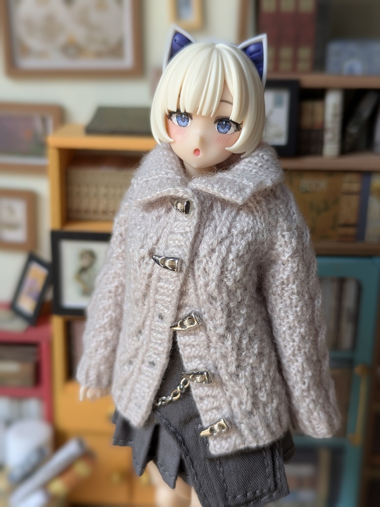 【カシミヤ】着せ方いろいろニットコート