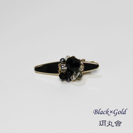 ◆ブラックな髪飾り