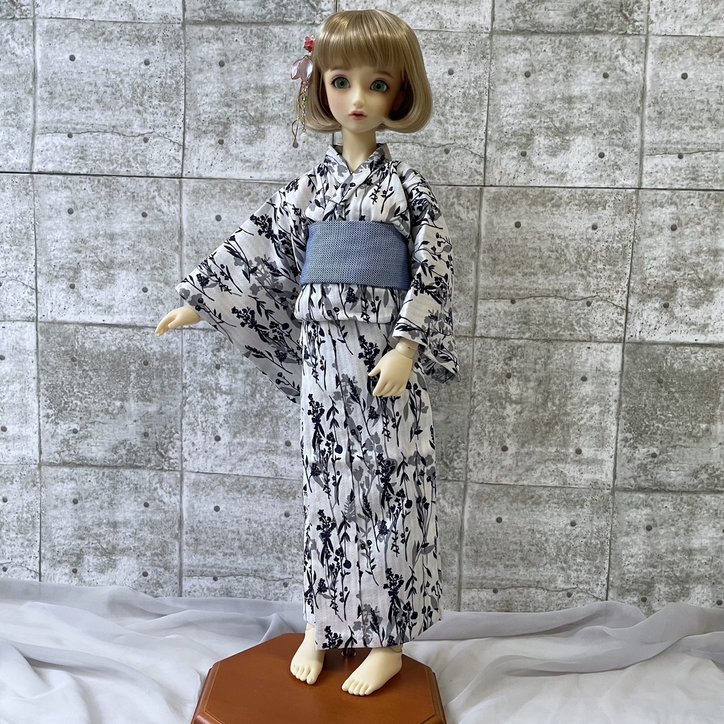 女物浴衣（花薄）50size