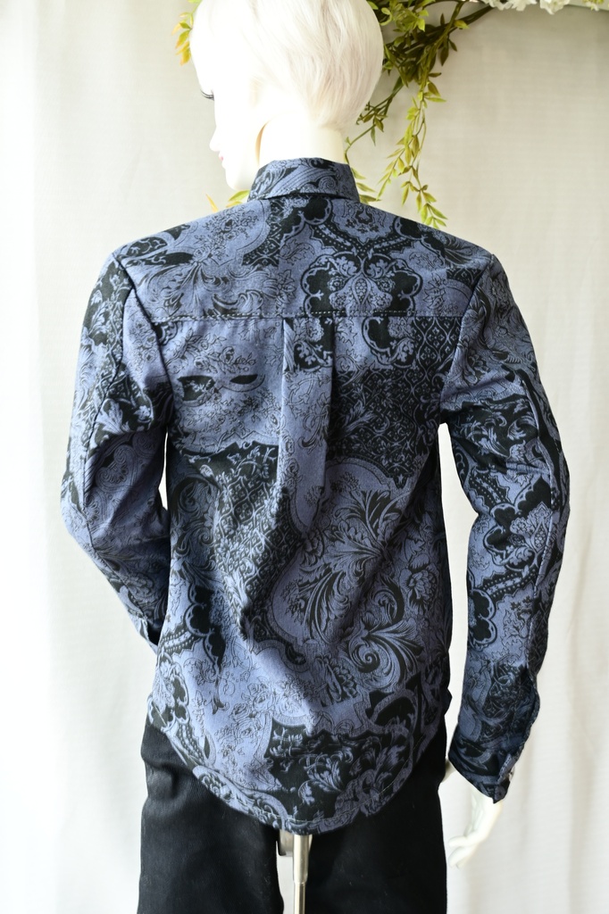 メンズシャツ『Black Ornate』海外75サイズ