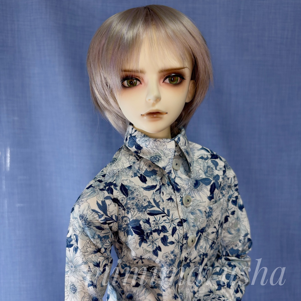 メンズシャツ『花譜集～苑景譜』SD17サイズ長袖