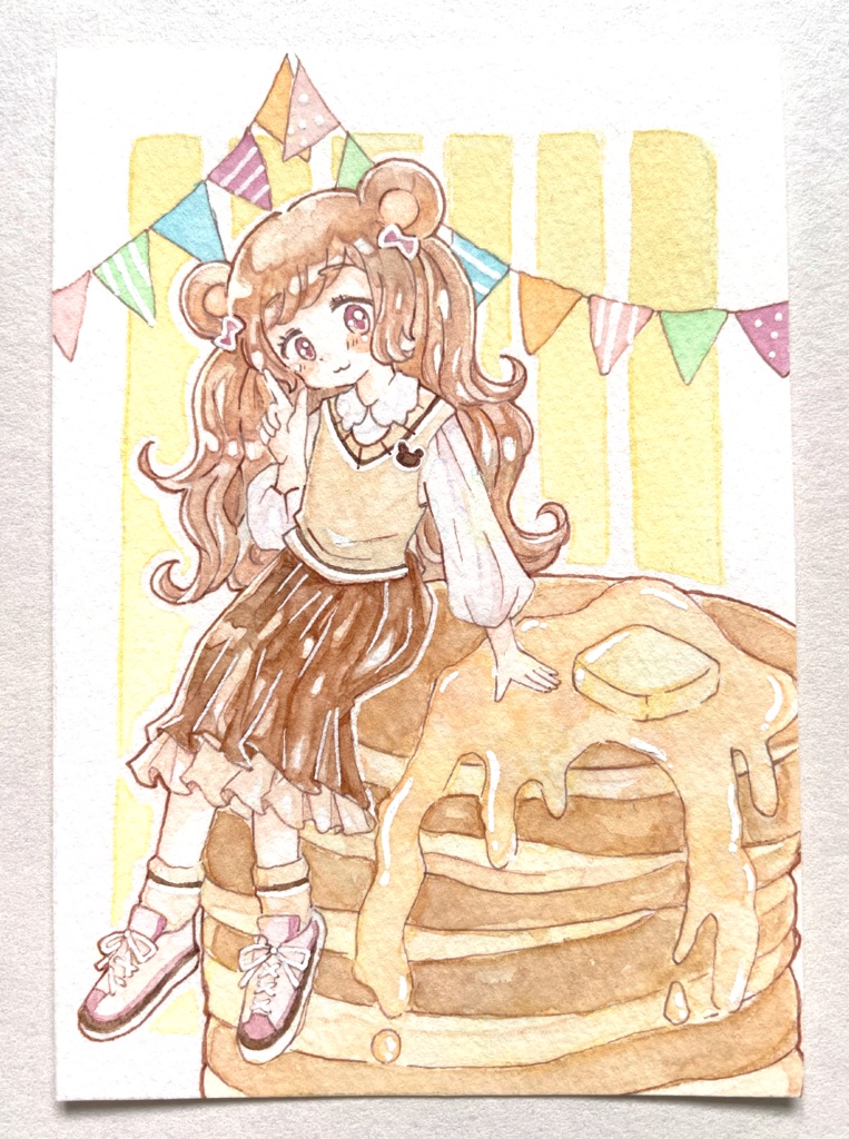 くま×ホットケーキ