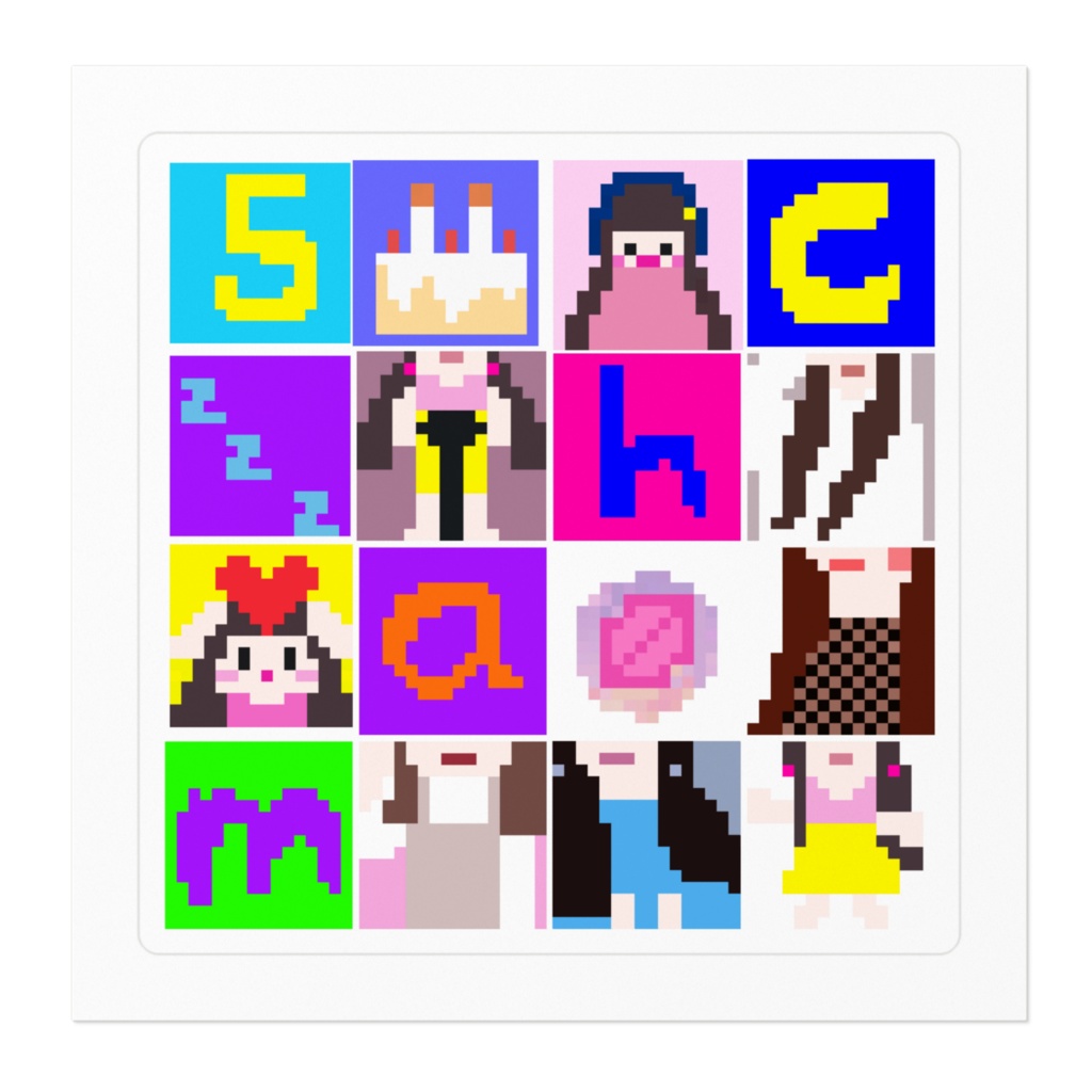 【5周年記念】Chamステッカー