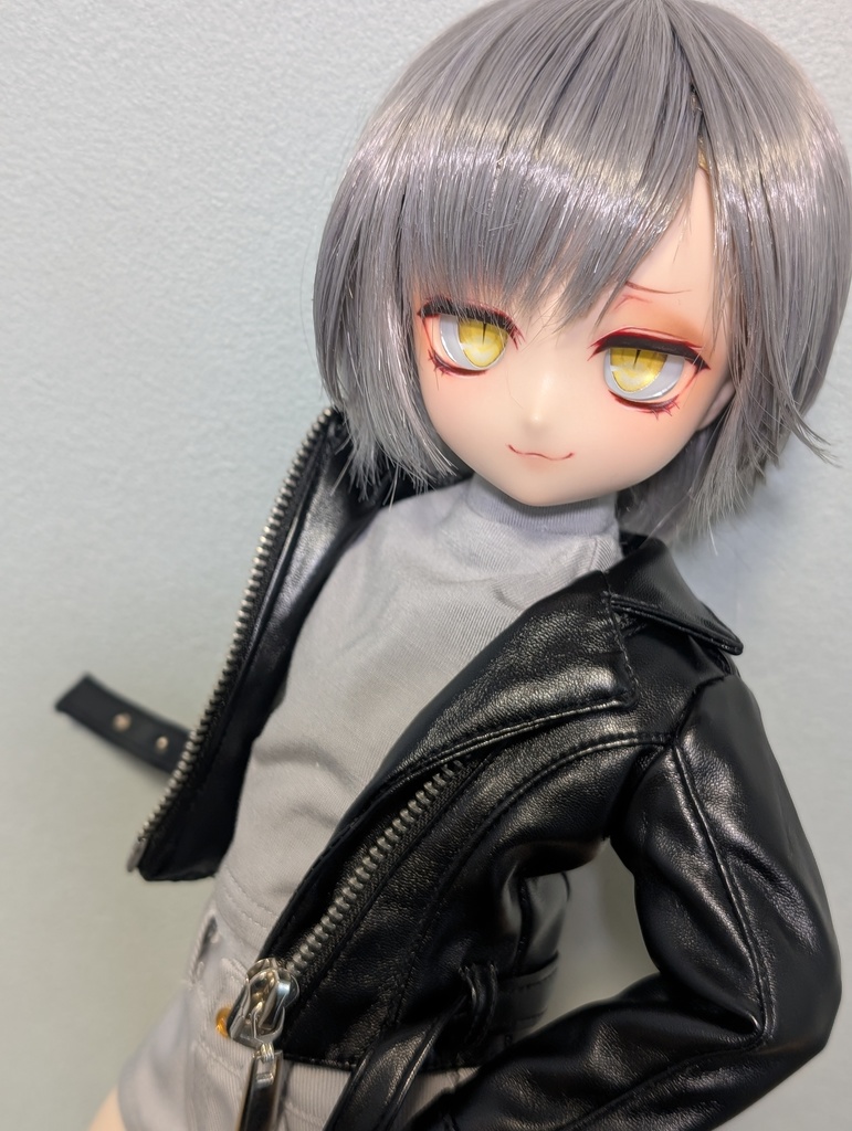 【DDH-29】カスタムヘッド+自作アイセット【フレッシュ肌】