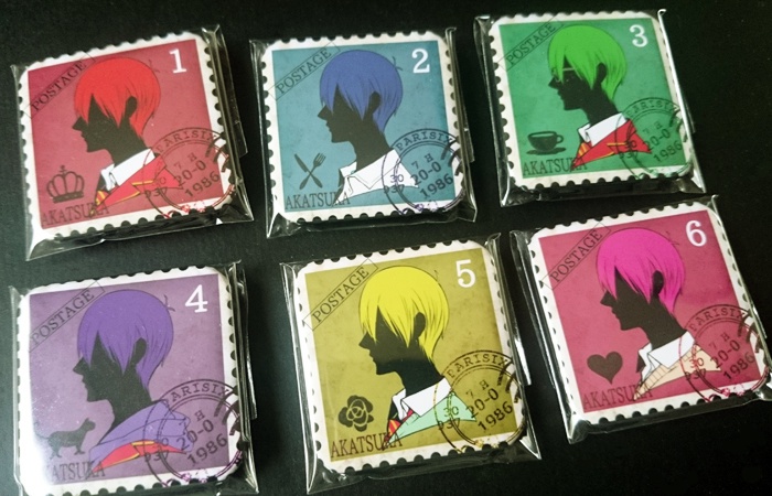 F6切手風缶バッジ