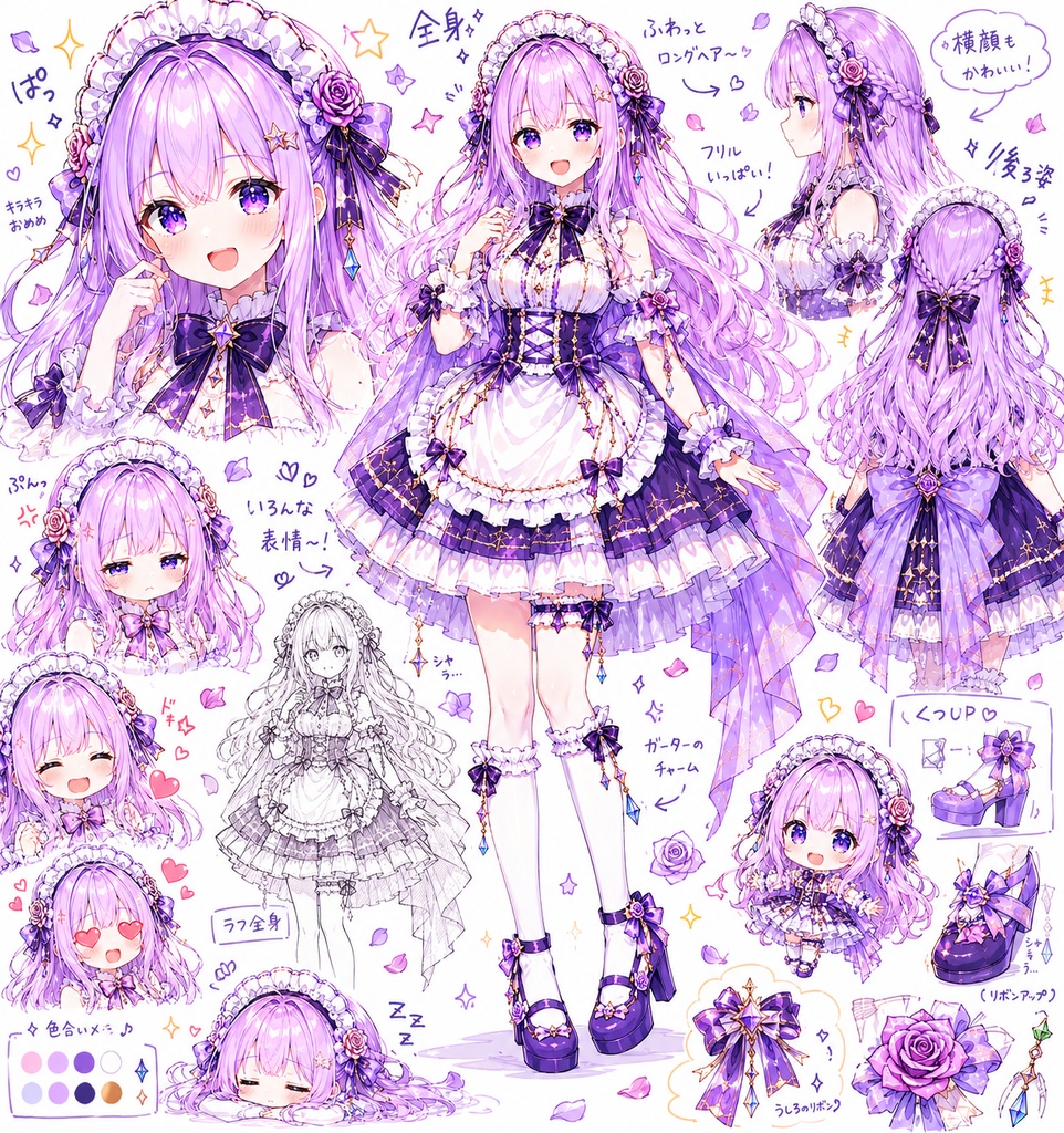 【1点物!】立ち絵素材セット03 +ご購入者様特典!【商用利用OK】