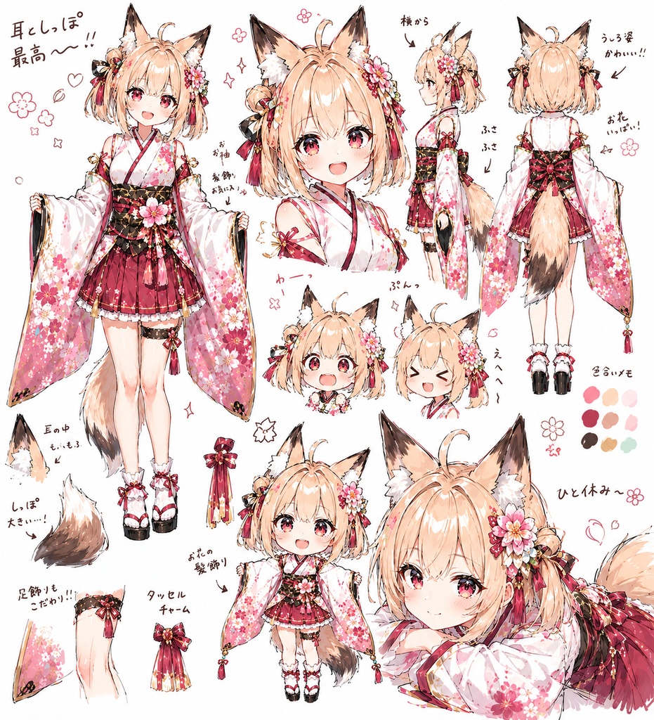 【1点物!】立ち絵素材セット04 +ご購入者様特典!【商用利用OK】