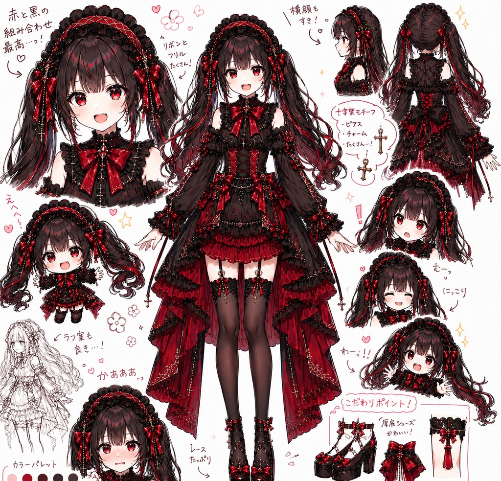 【1点物!】立ち絵素材セット05 +ご購入者様特典!【商用利用OK】