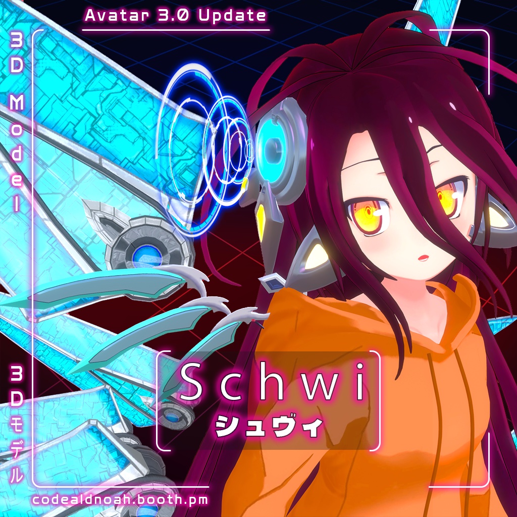 Schwi Dola - [No Game No Life:Zero] / VRC Av3.0 - 3D model by