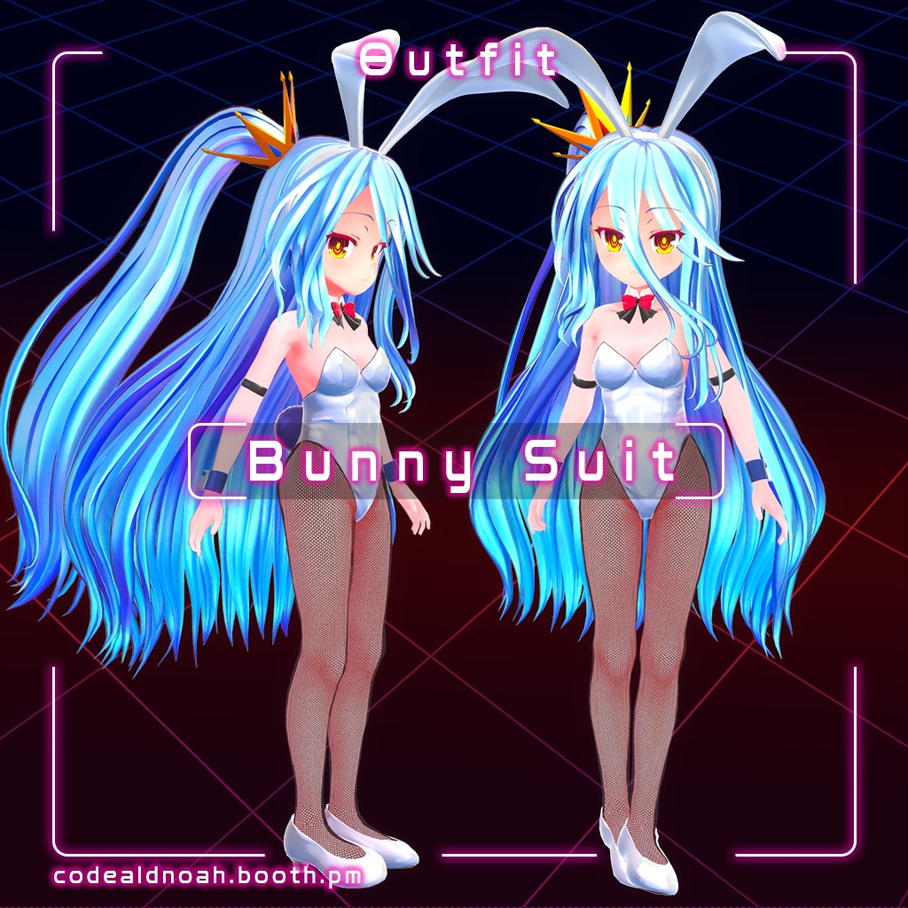 【3Dモデル】 「Shiro / 白」- Avatar3.0 NGNL_v1.5