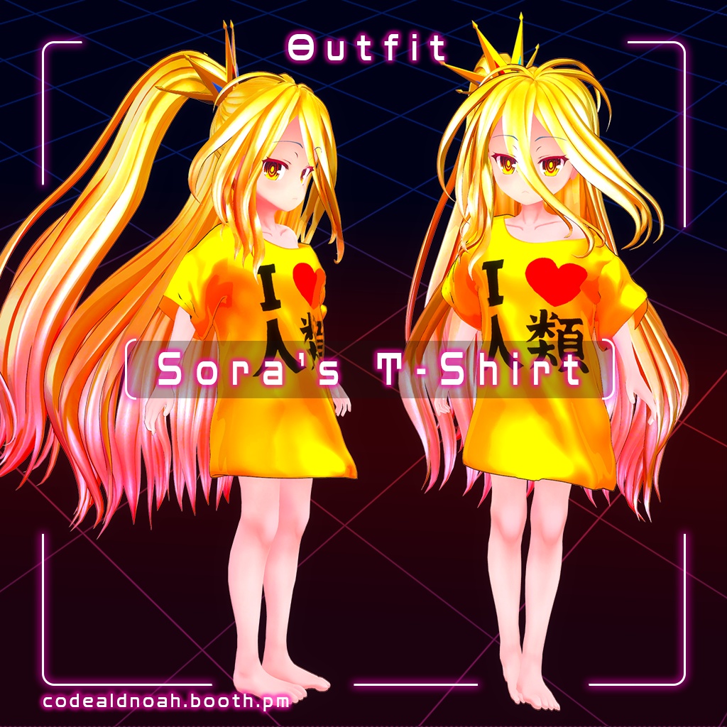 【3Dモデル】 「Shiro / 白」- Avatar3.0 NGNL_v1.5