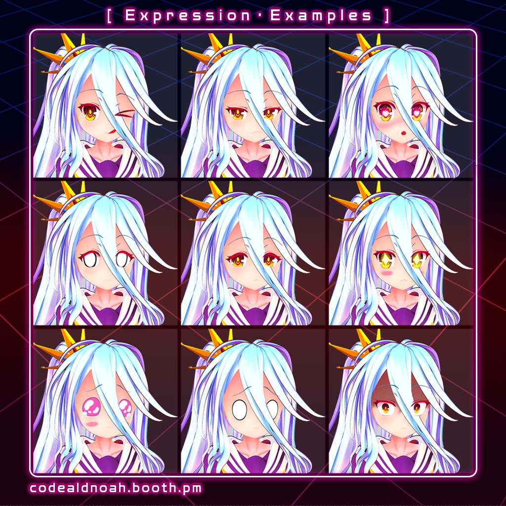 【3Dモデル】 「Shiro / 白」- Avatar3.0 NGNL_v1.5