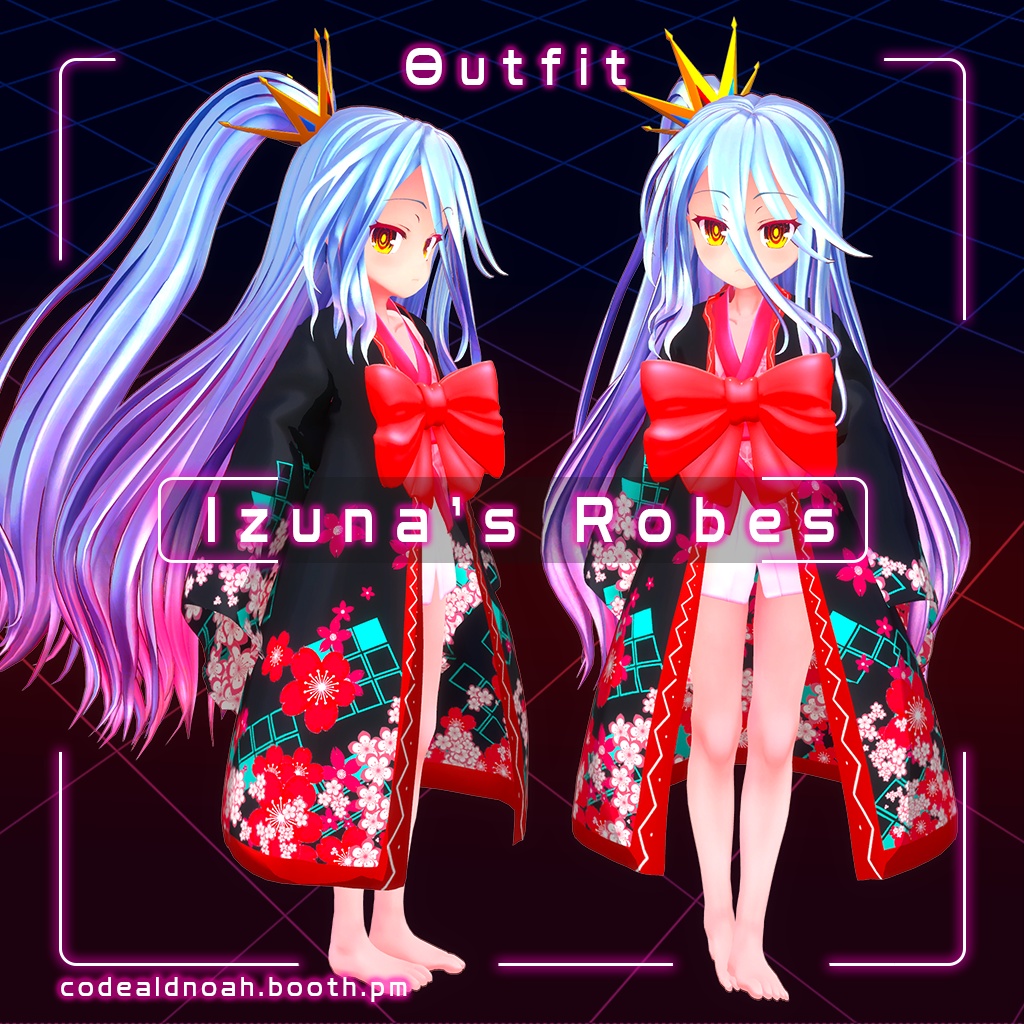 【3Dモデル】 「Shiro / 白」- Avatar3.0 NGNL_v1.5