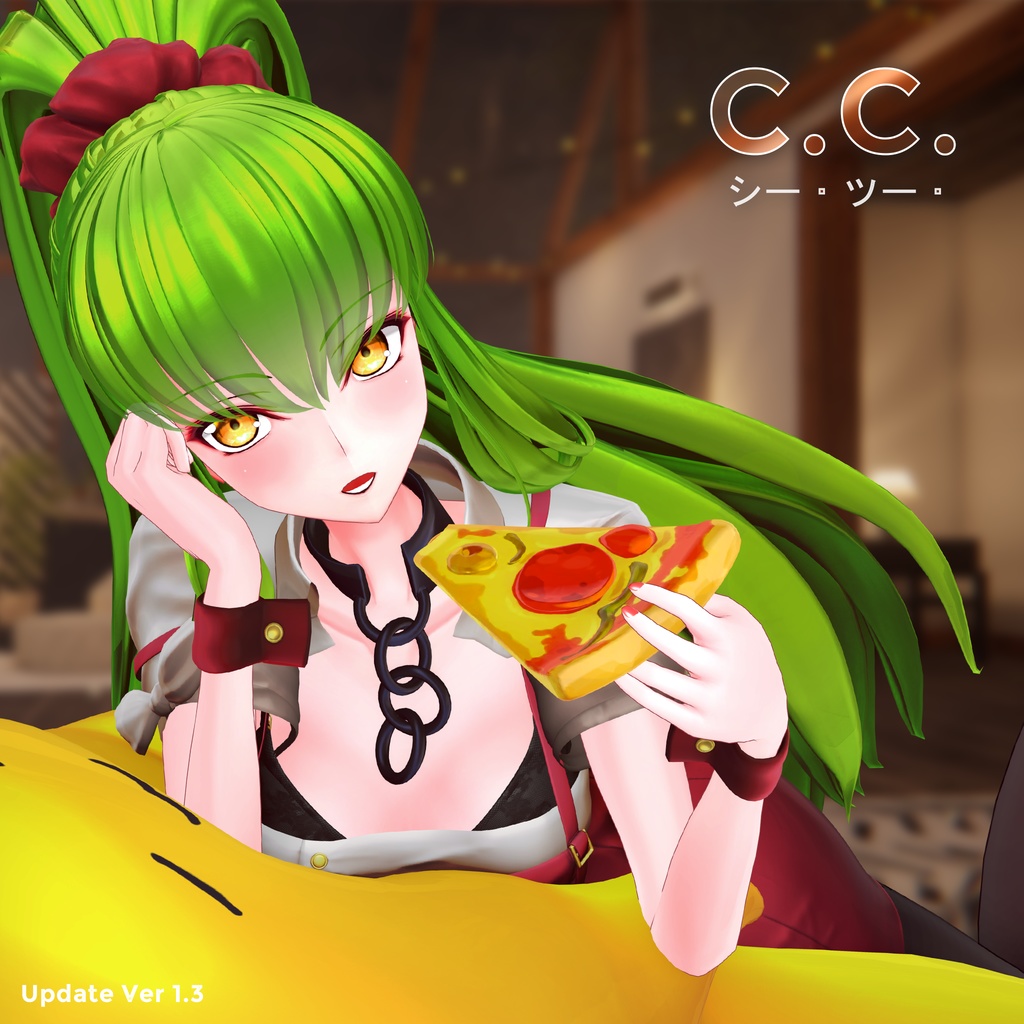 【3Dモデル】「C.C. / シー・ツー 」- VRChat v1.5