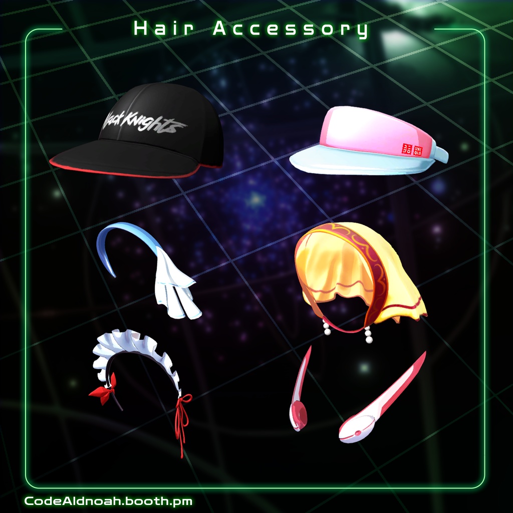 【3Dモデル】「C.C. / シー・ツー 」- VRChat v1.5