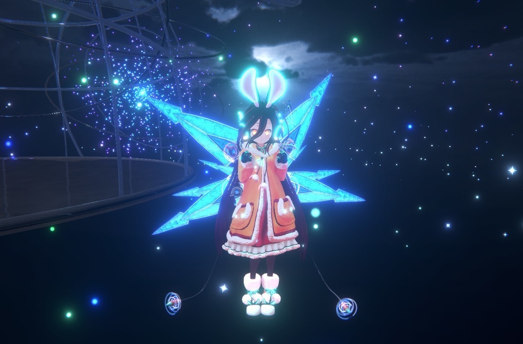 Neon Bunny 「Schwi / シュヴィ」- 【3Dモデル】v1.5