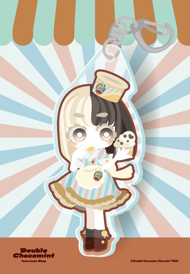 Double◆Chocomintコラボアクリルキーホルダー<クッキーバニラ>