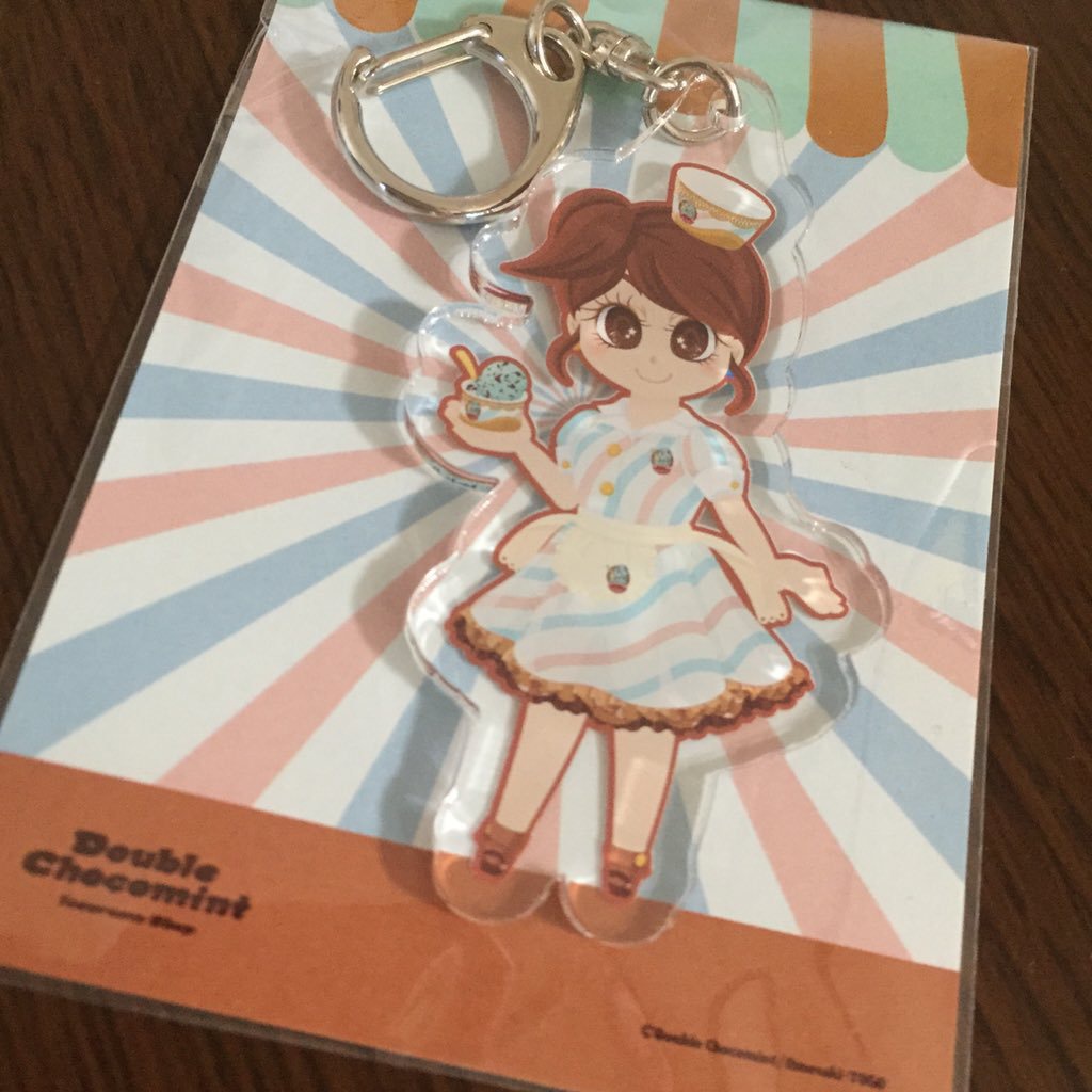 Double◆Chocomintコラボアクリルキーホルダー<チョコレート>