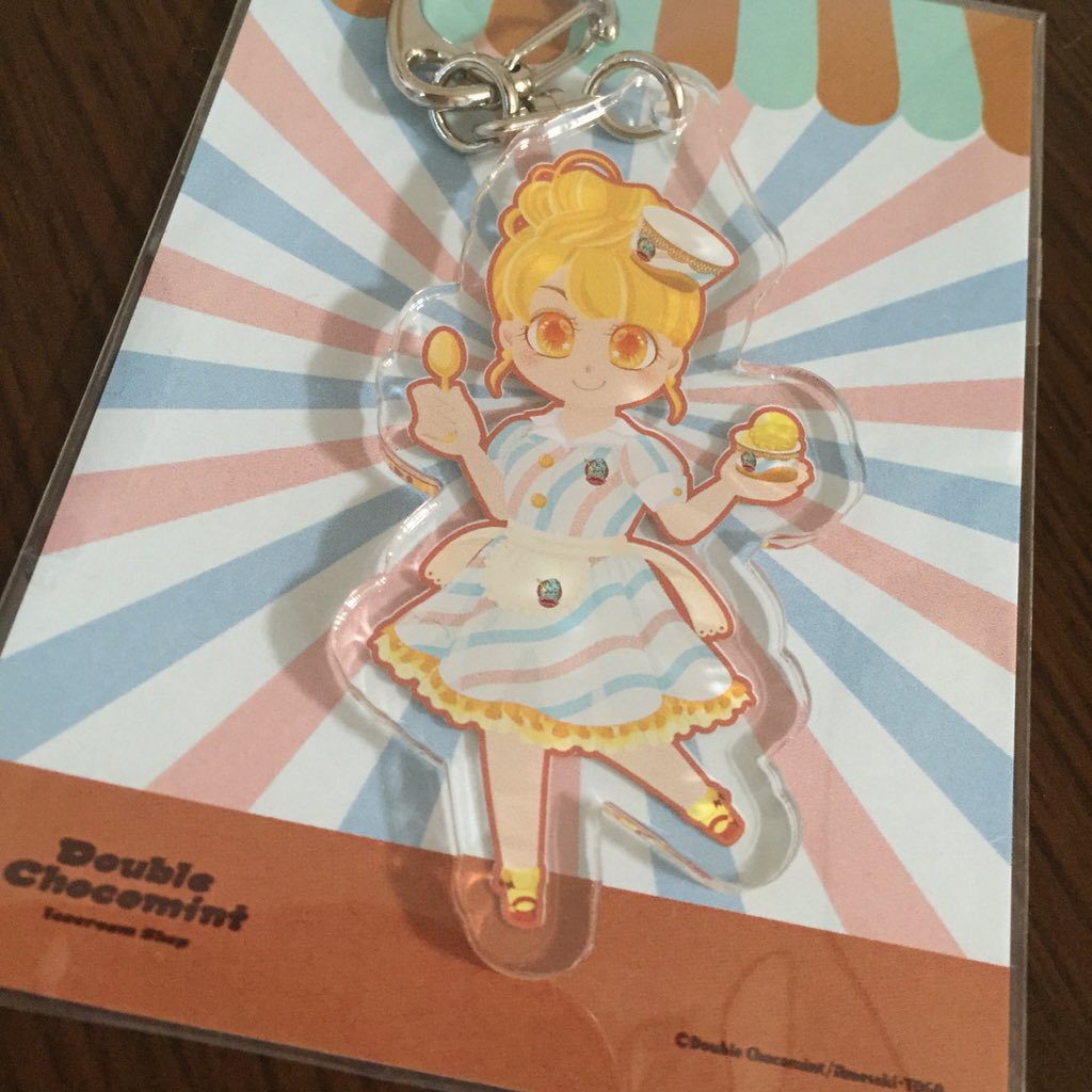 Double◆Chocomintコラボアクリルキーホルダー<パイナップル>