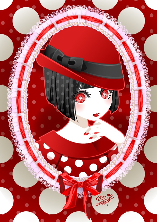 おしゃれ・すき・おんなのこ- RETORO RED -