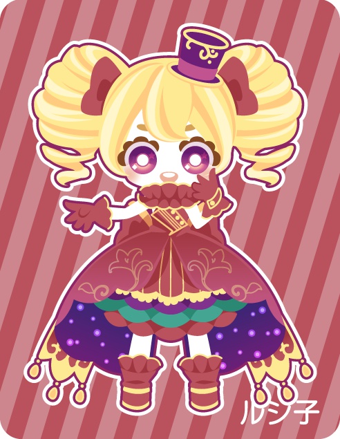 【オトカドール】キャラクターアクリルキーホルダー<ルシ子>