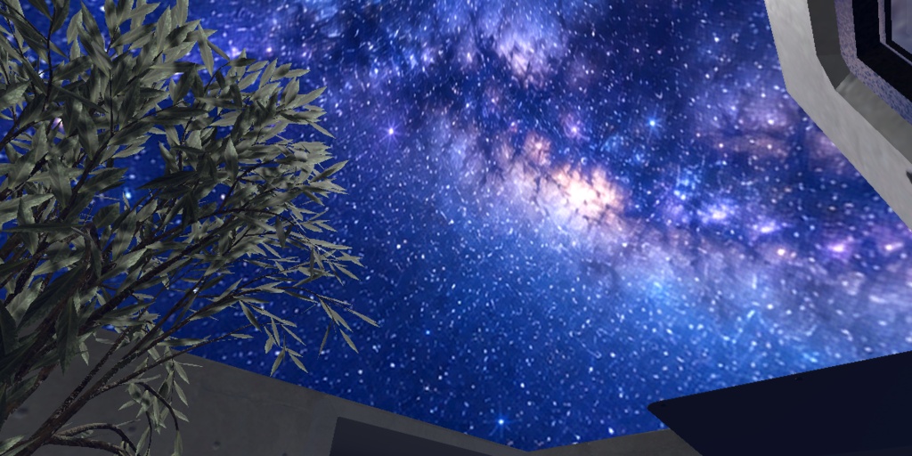 遅刻無料【Skybox】天川と星skybox / Skyboxマテリアル Unityパッケージ