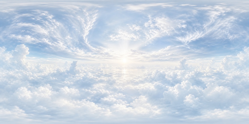 🎉一週間100円SALE🎉【4set Skybox】羽雲の天空Skybox/ Skyboxマテリアル Unityパッケージ