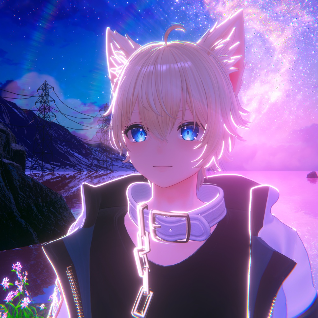 【※一日無料】Avatar Neon Outline/ Avaterギミック Unityパッケージ