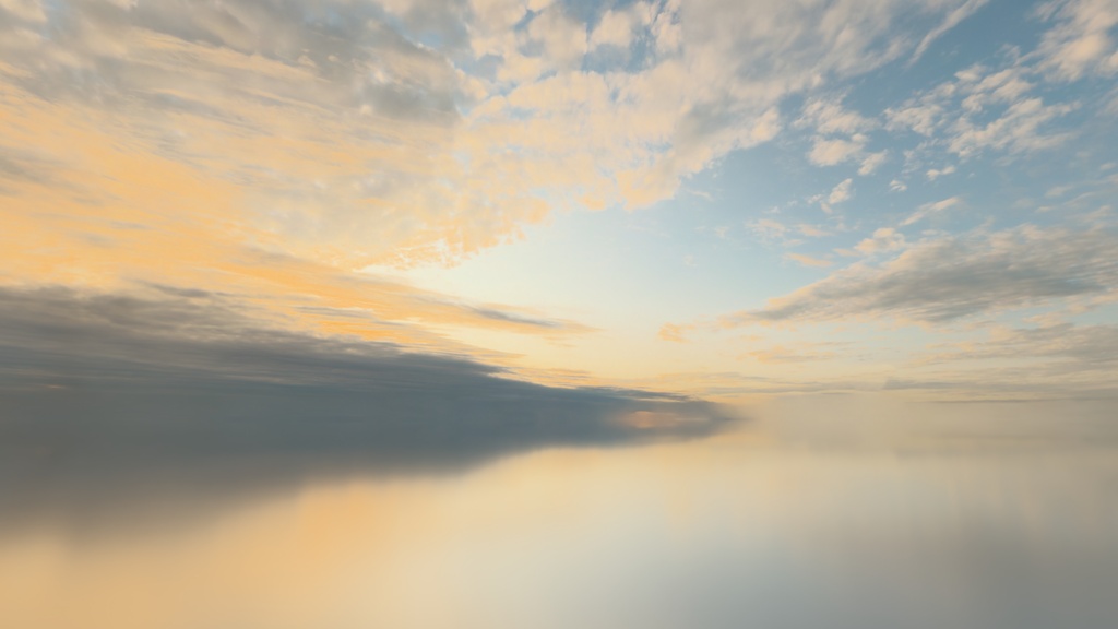 🎉100円SALE🎉【5set Skybox】夕凪の霞空skybox/ Skyboxマテリアル Unityパッケージ