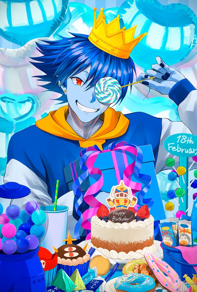 バースデーポストカード