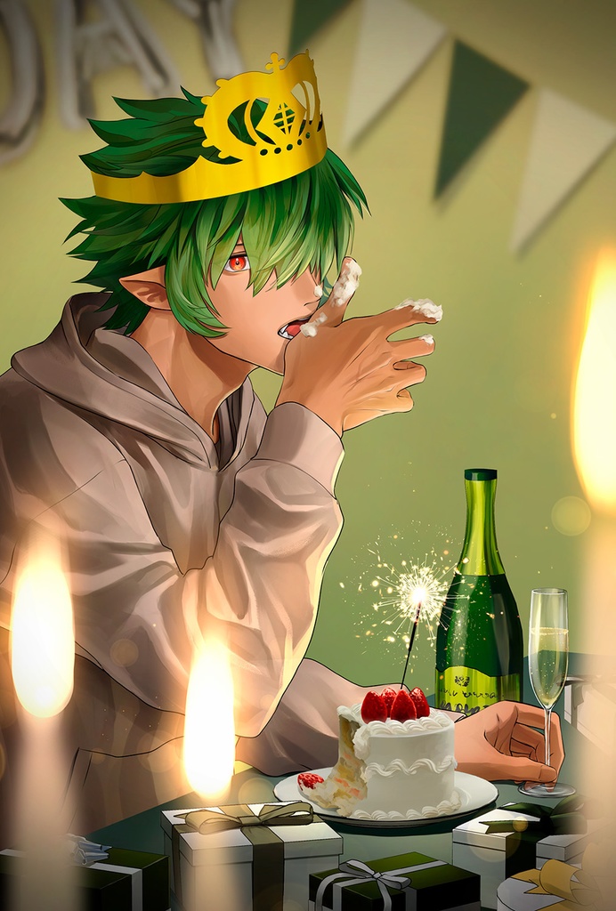 バースデーポストカード