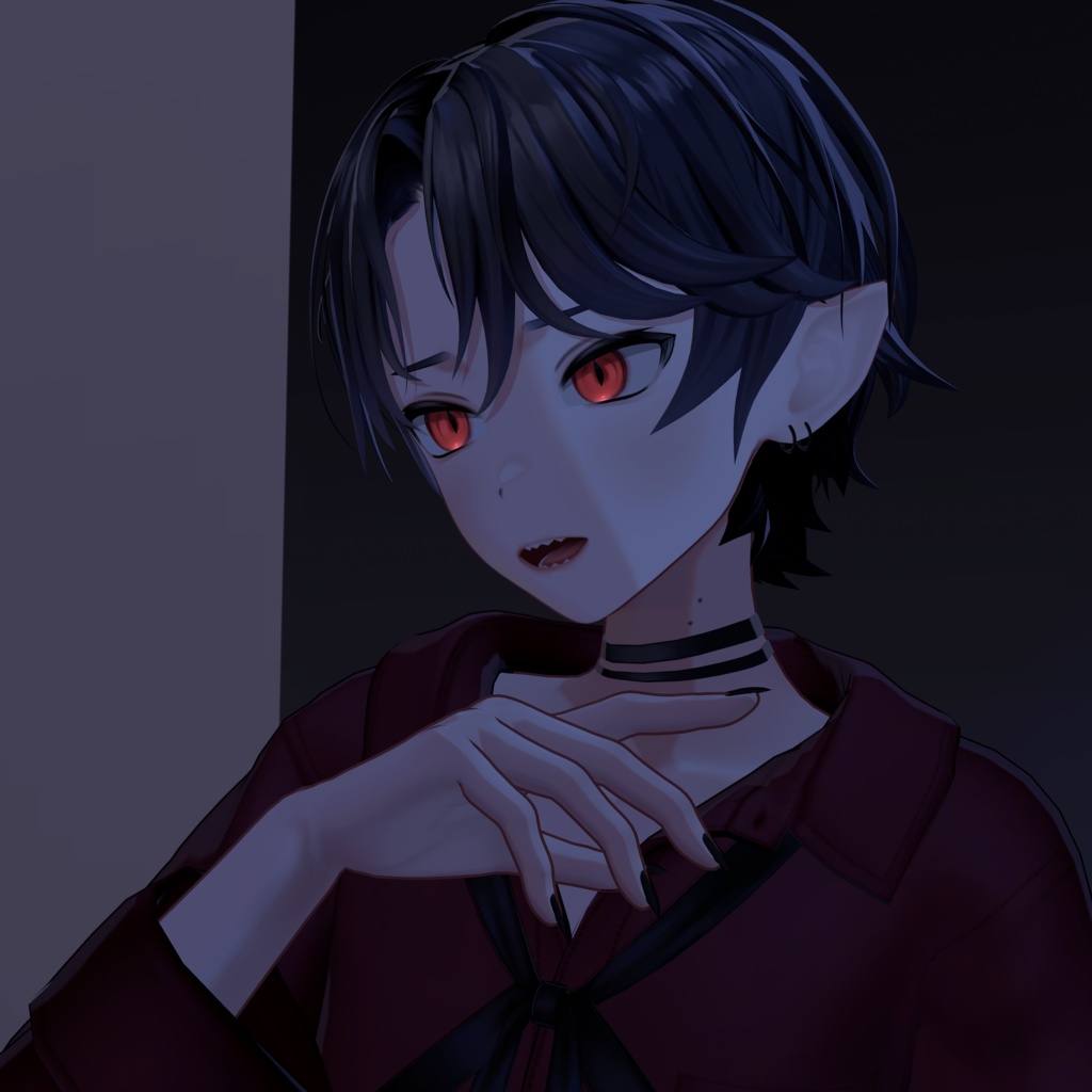 オリジナル3Dモデル「雪斗-YUKITO-」【VRChat想定】