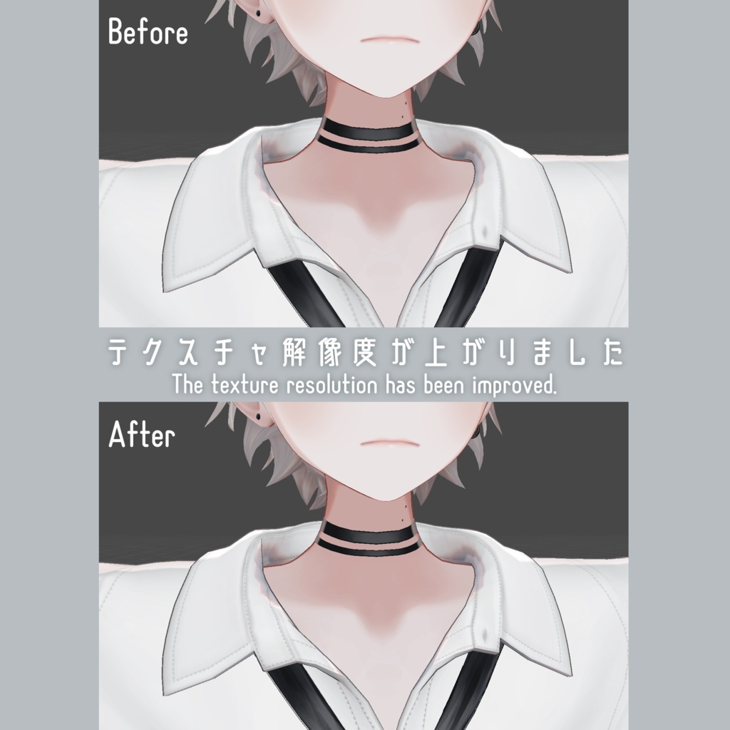 オリジナル3Dモデル「雪斗-YUKITO-」【VRChat想定+VRM・Warudo形式追加】