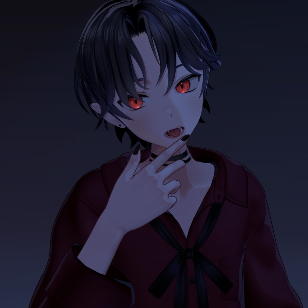 オリジナル3Dモデル「雪斗-YUKITO-」【VRChat想定】