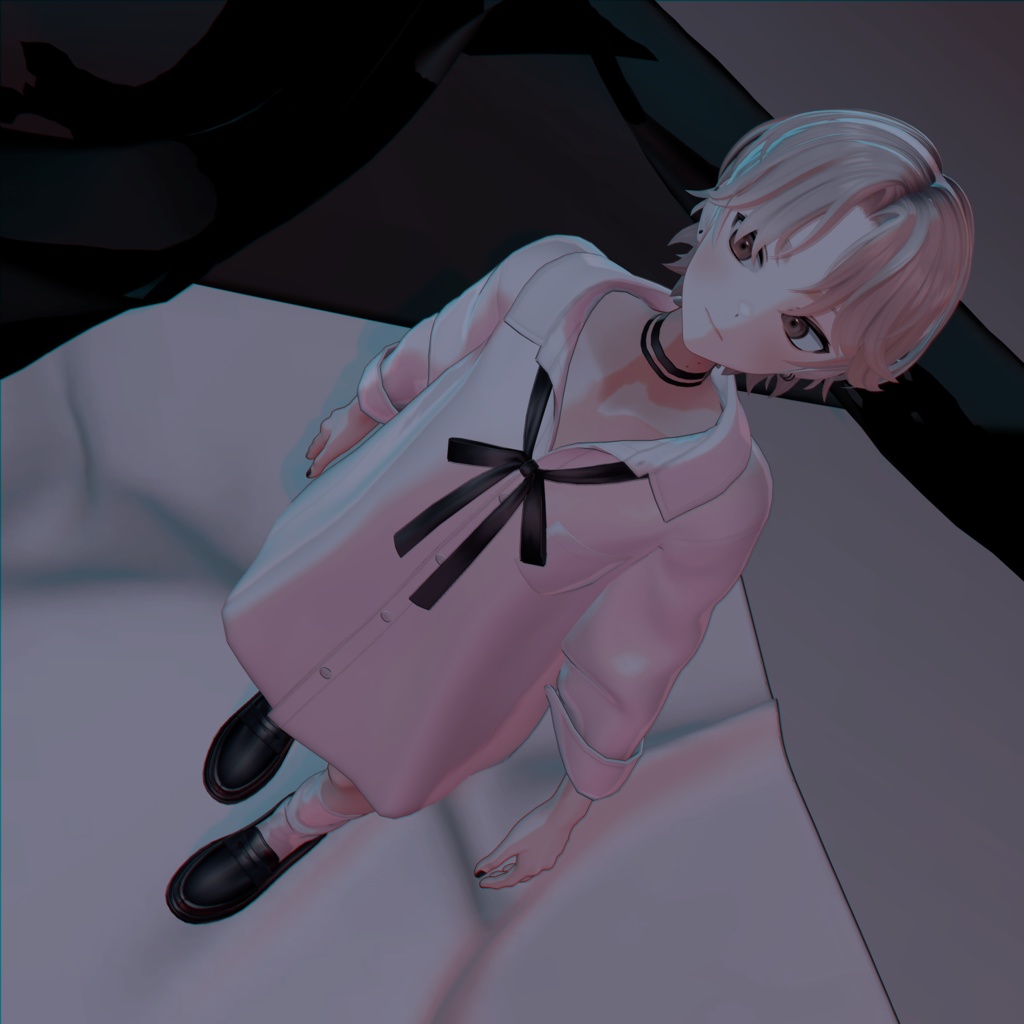 オリジナル3Dモデル「雪斗-YUKITO-」【VRChat想定】