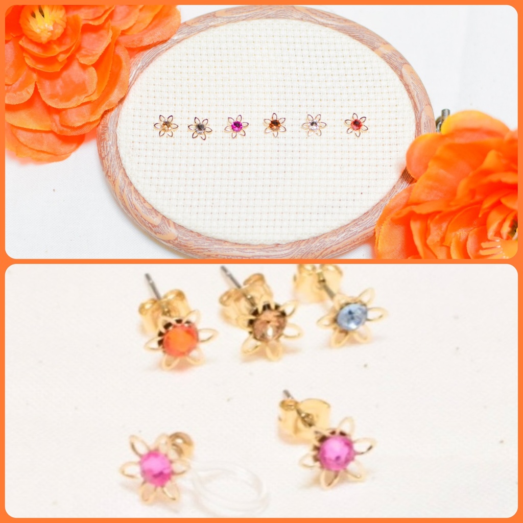 【A3!イメージアクセサリー】満開!お花のピアス・イヤリング(秋組)
