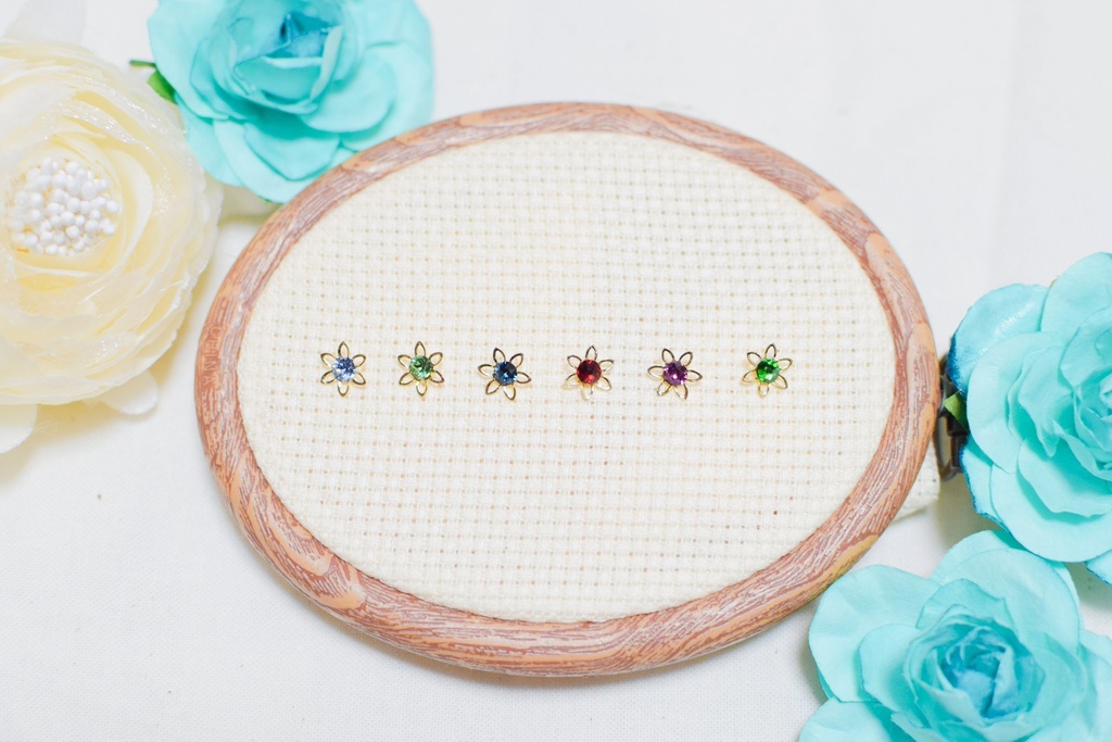 【A3!イメージアクセサリー】満開!お花のピアス・イヤリング(冬組)