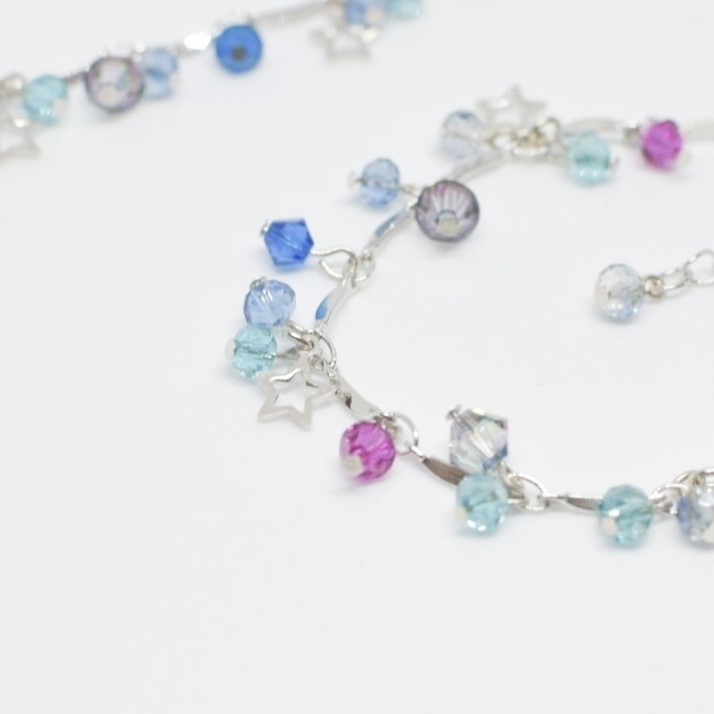 遙と郁弥の星空キラキラブレスレット