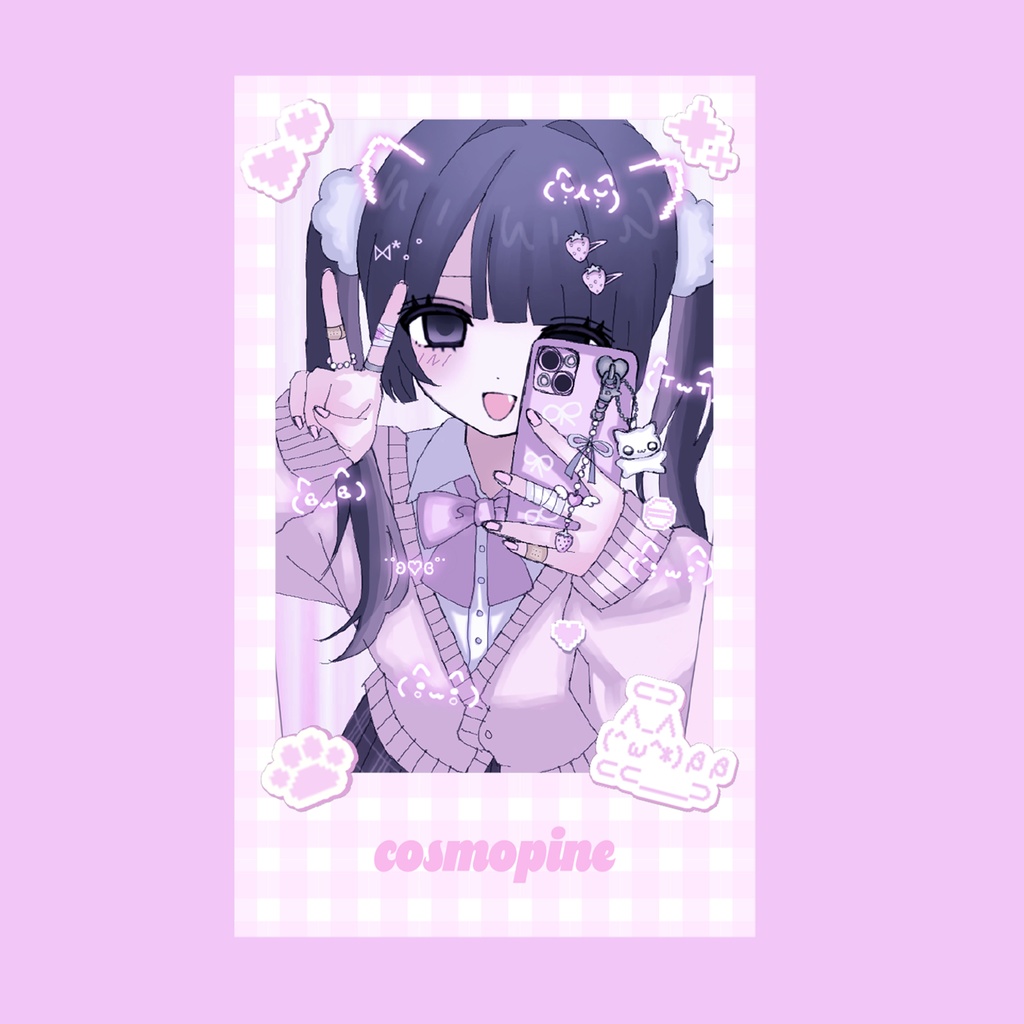 チェキ風カードD