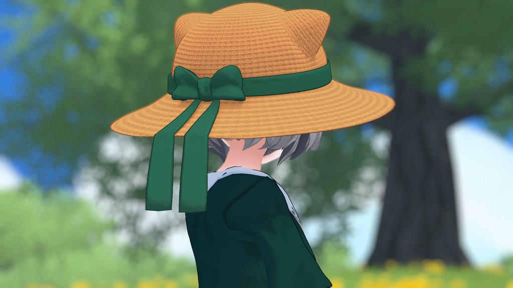 はいくおりてぃ麦わら帽子耳付き!7色14パターン