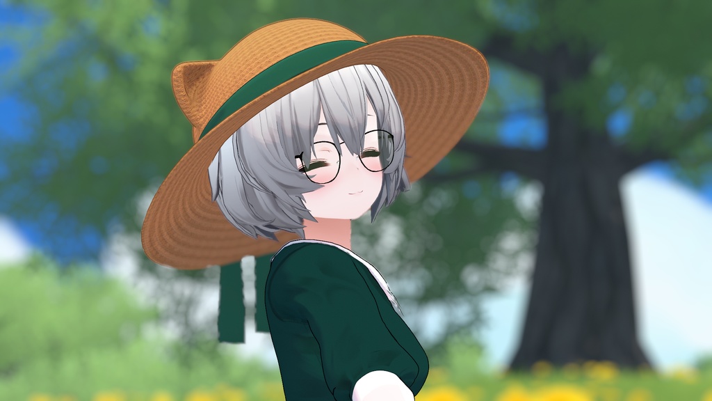 はいくおりてぃ麦わら帽子耳付き!7色14パターン