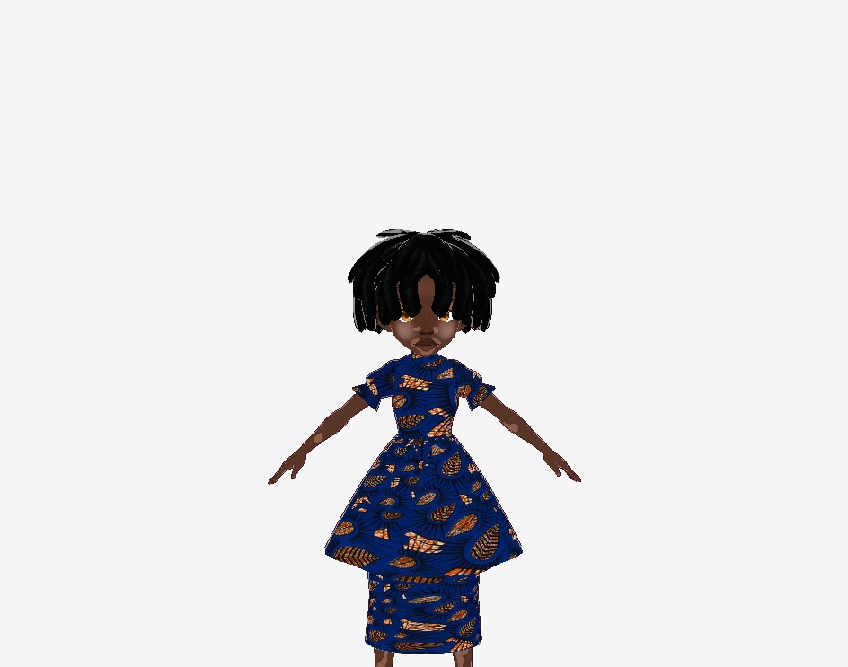 African Ankara Traditional Gown