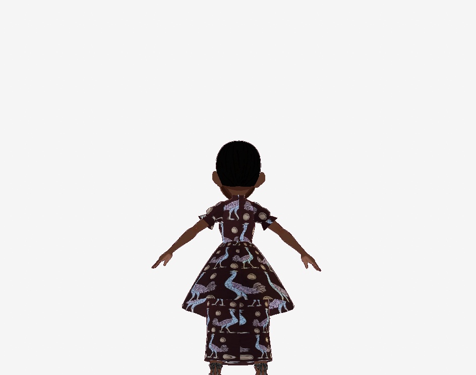 African Ankara Traditional Gown