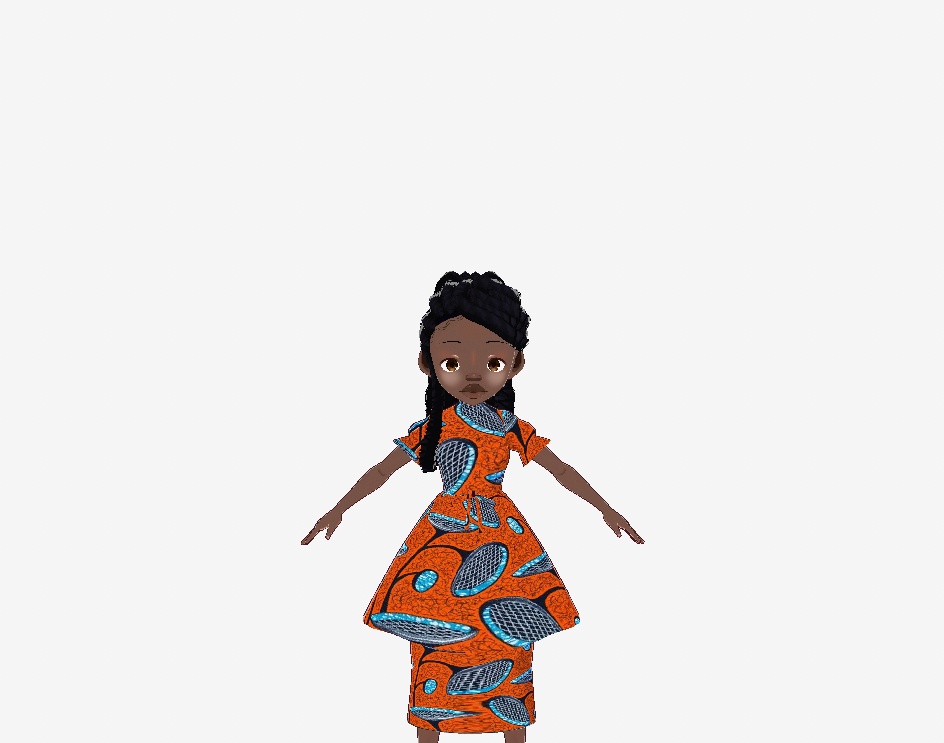African Ankara Traditional Gown