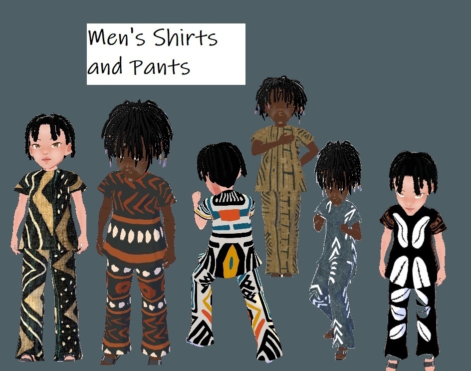 African Mud Clothe Men's Shirts Collection
