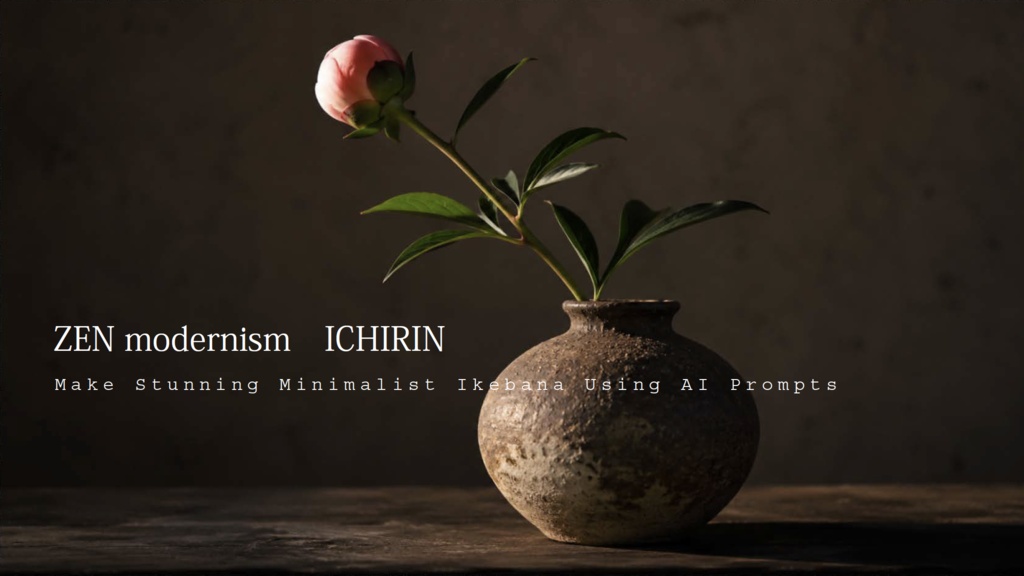 【Gemini対応】和モダン空間 生成AIプロンプト 〜Zen Modernism ICHIRIN〜