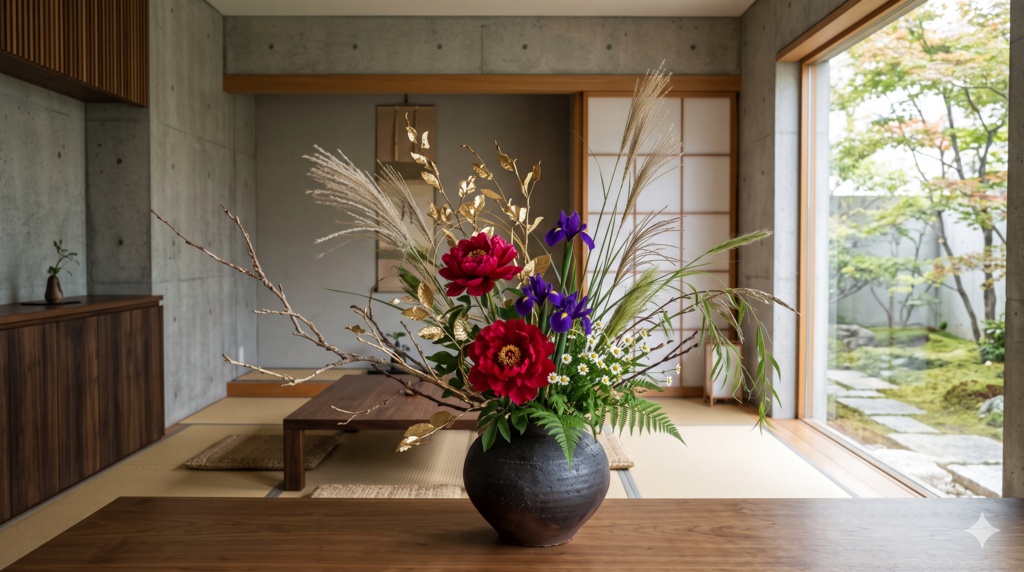 【Gemini対応】Zen Modernism IKEBANA - 生花が描く「ハレとケ」の美学 -