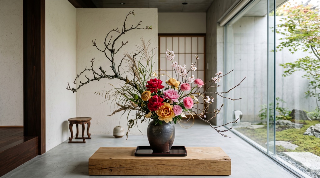 【Gemini対応】Zen Modernism IKEBANA - 生花が描く「ハレとケ」の美学 -